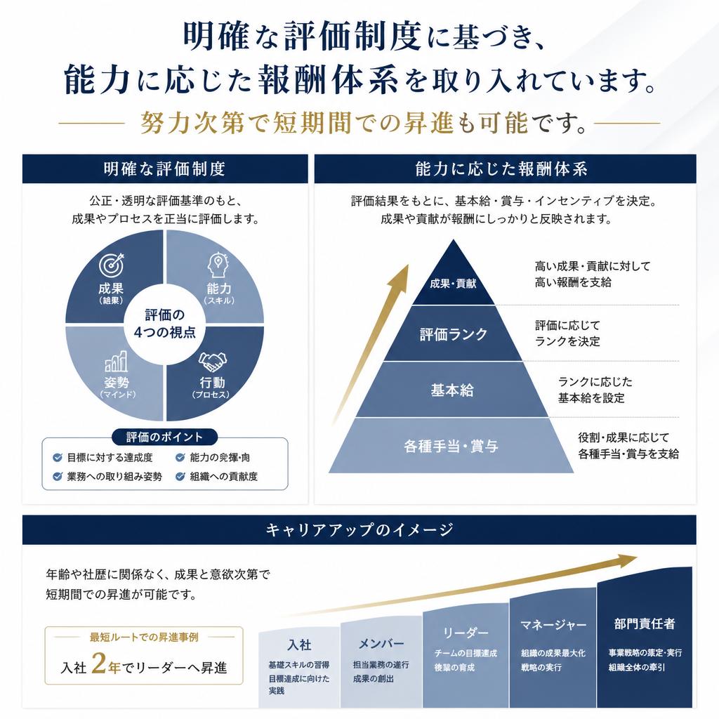 キャリアアップの仕組み