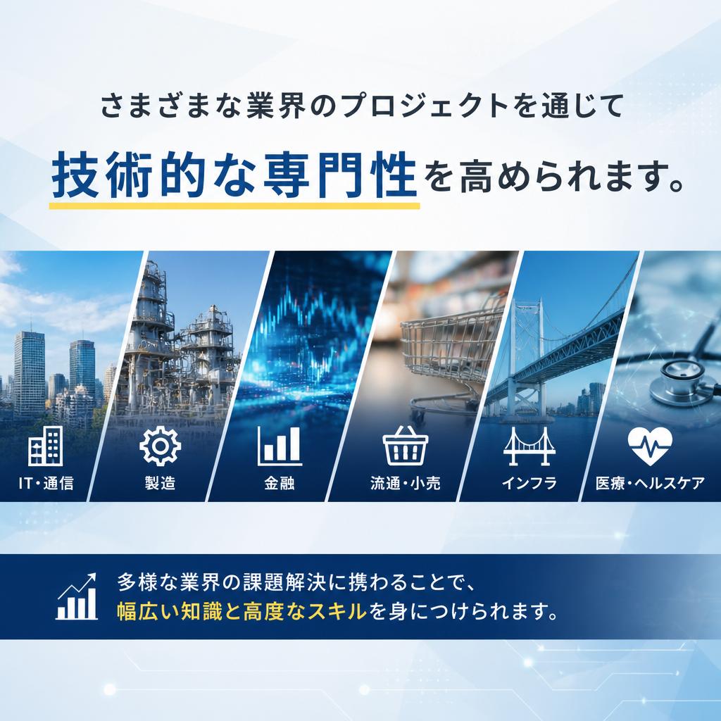 4. 多様なプロジェクト経験