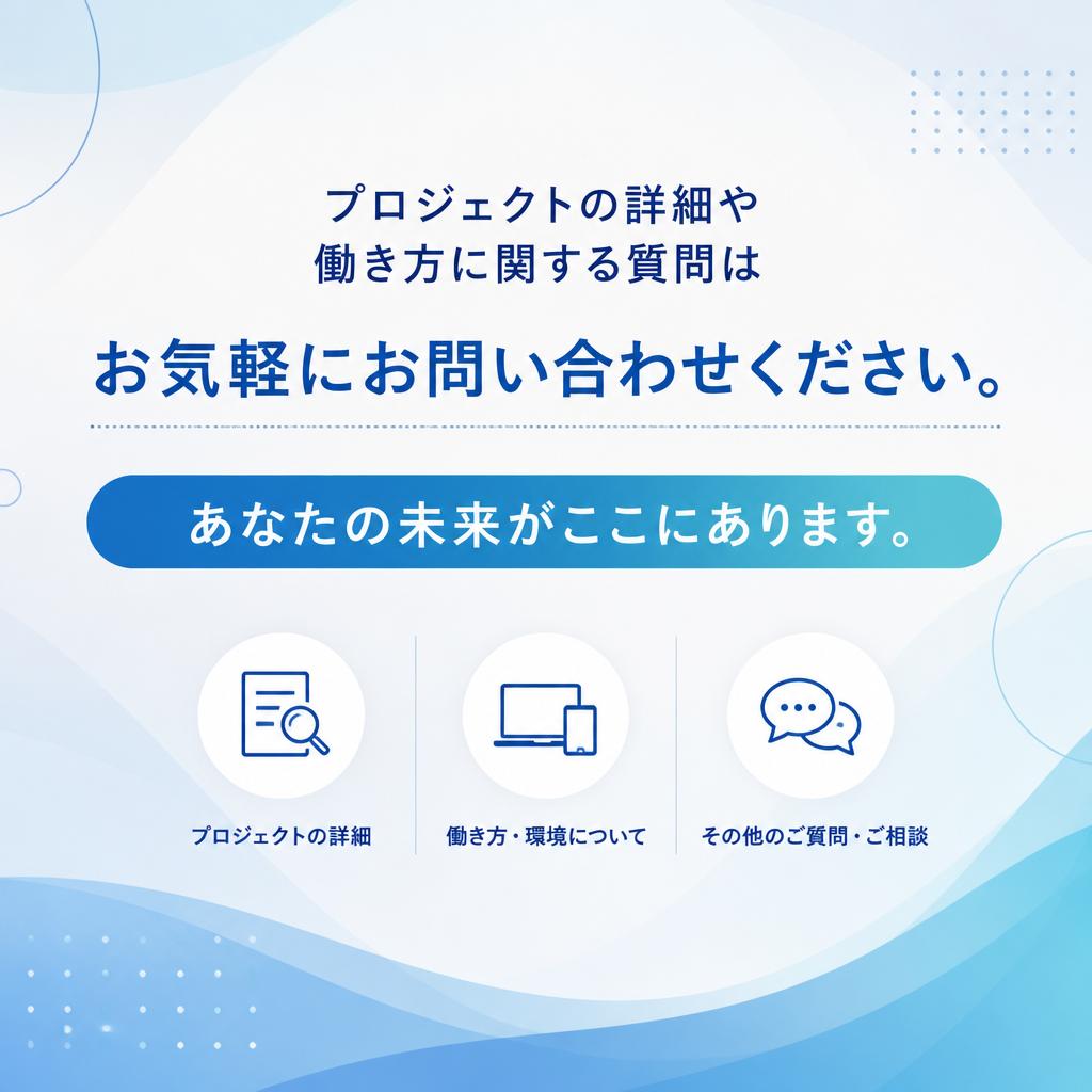 7. お問い合わせで未来を切り開こう