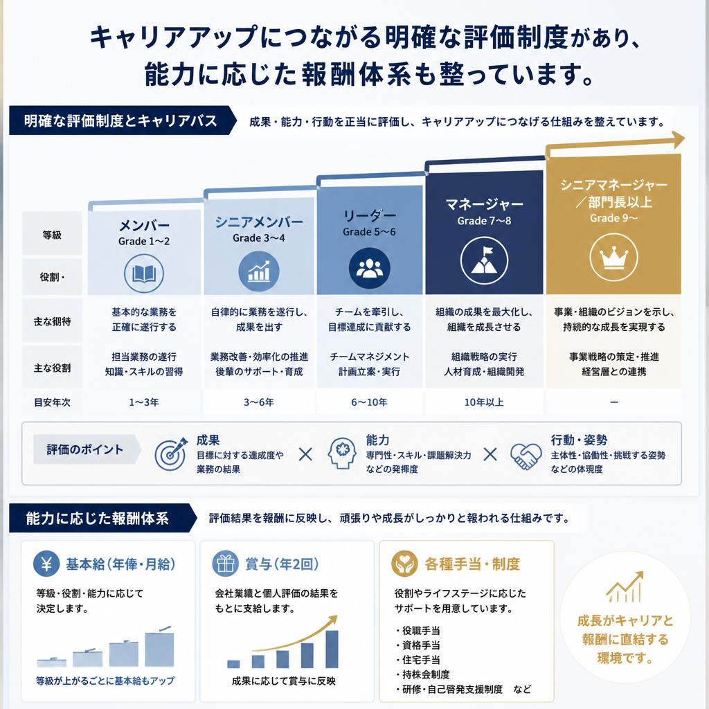 明確なキャリアパス