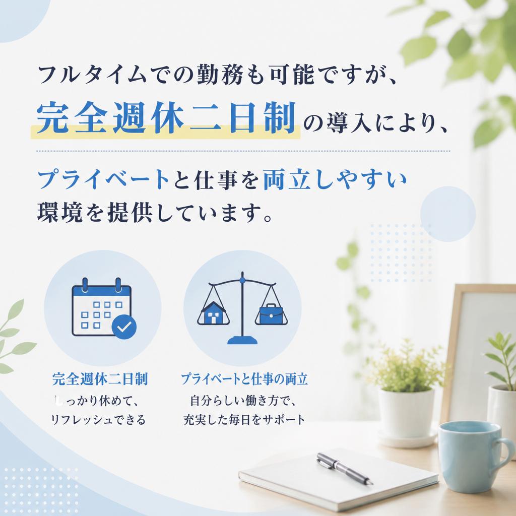 完全週休二日制の働き方