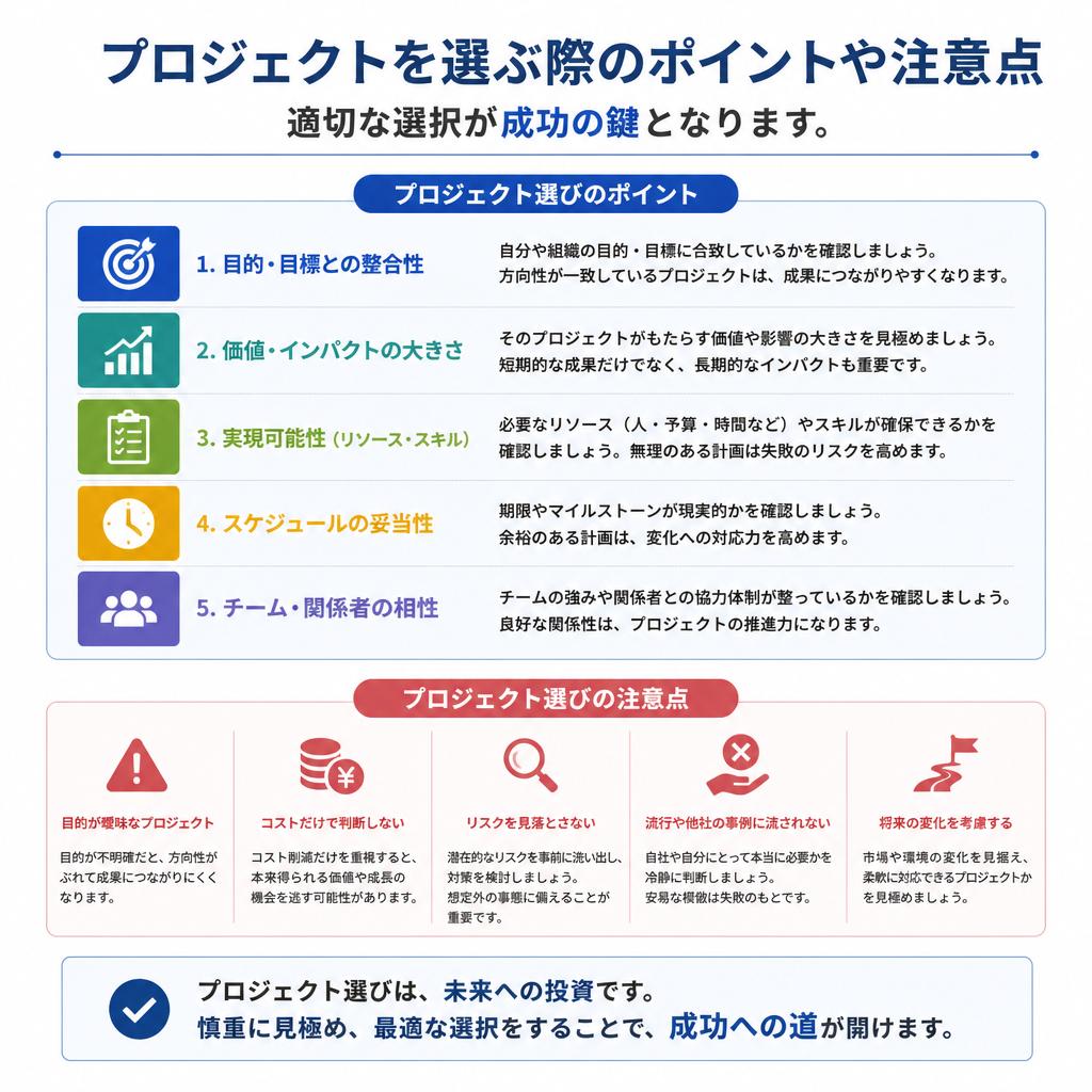 案件選定のポイント