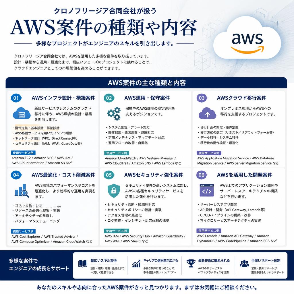 2. AWS案件の充実度